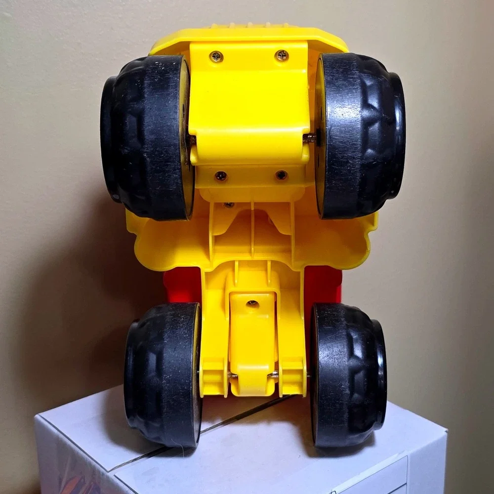 Little Tikes Classic Yellow and Red Plastic Dump Truck Toy with Tilting Bed